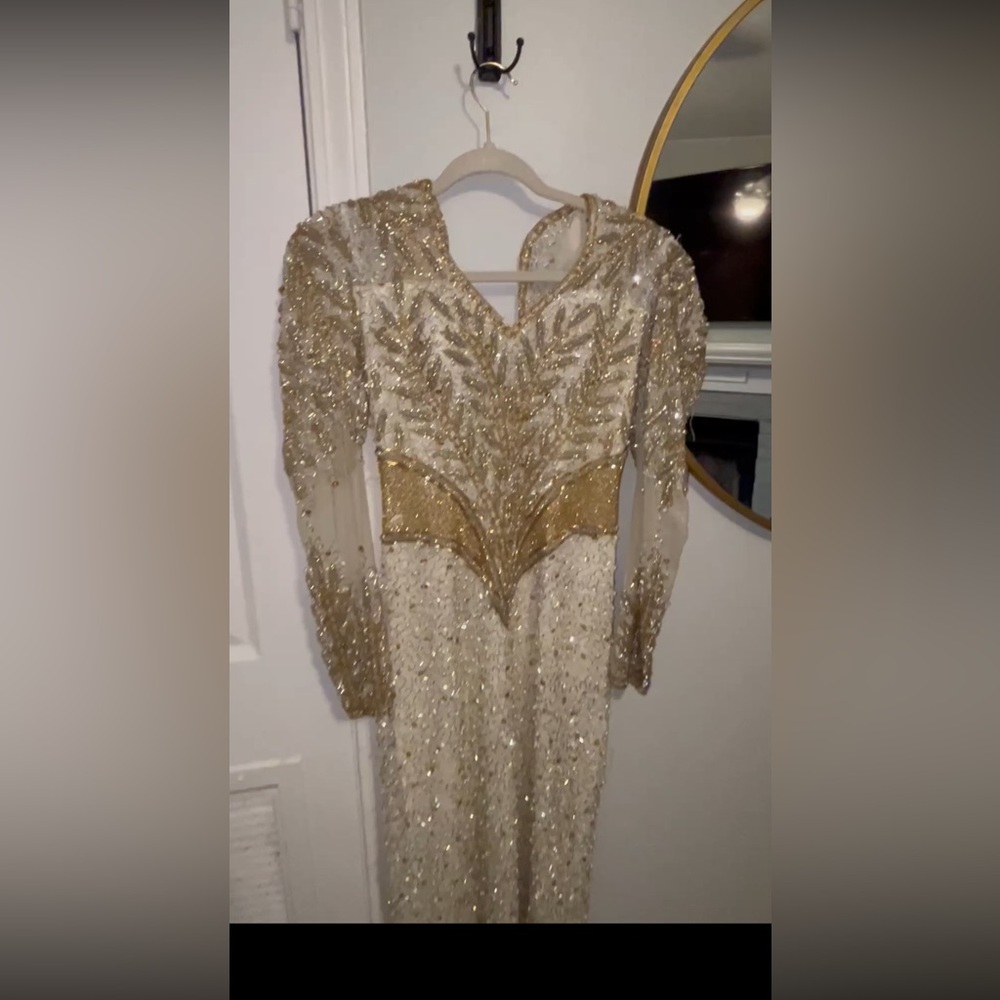 Claire’s Collection Gown, fully beaded.